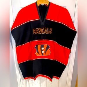 Cincinnati Bengals Custom Made Poncho Zarape